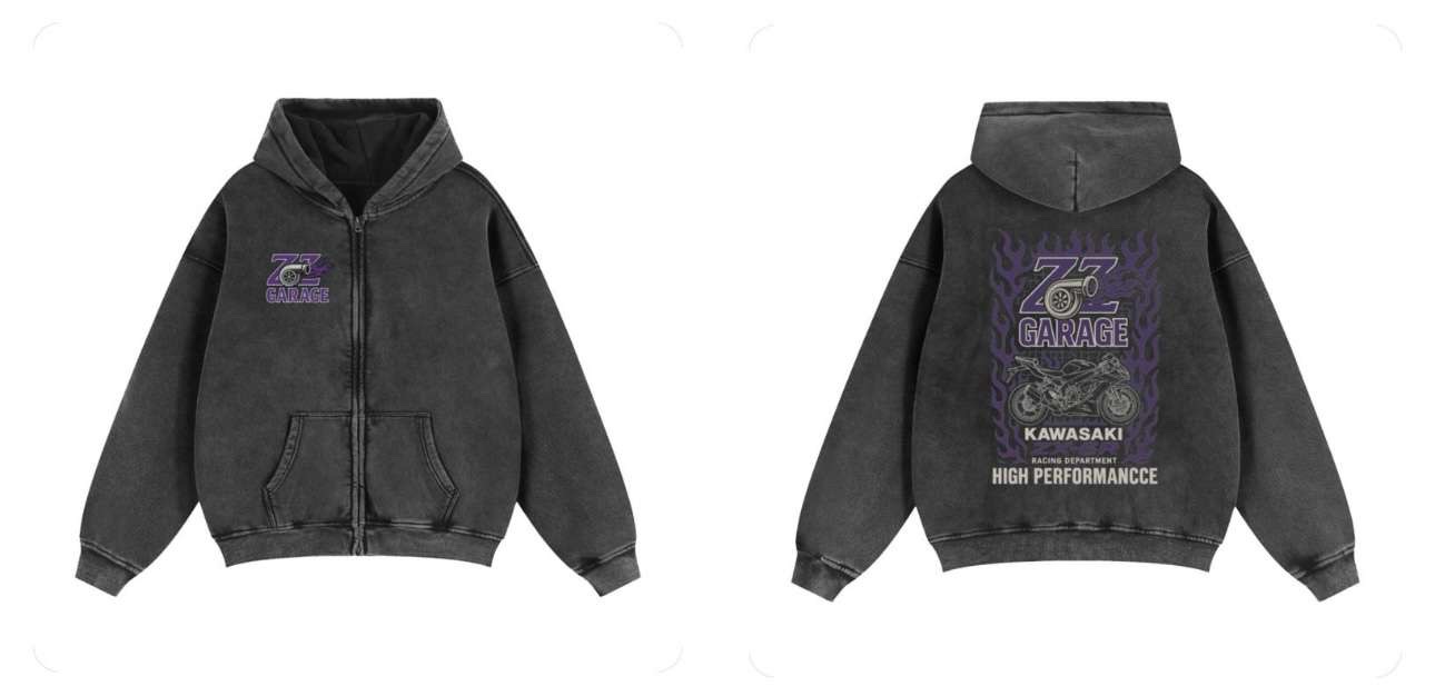 ZZ Garage Zip Hoodie